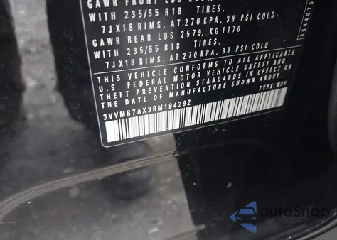 2024 Volkswagen Tiguan 2.0T Se/2.0T Wolfsburg Edition from USA, damaged, VIN 3VVMB7AX3RM194292